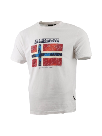 Napapijri T-shirt Wit 607713
 Maat M
 