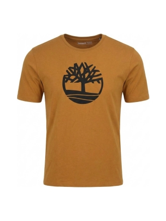Timberland T-shirt Geel 607843
 Maat 3XL
 