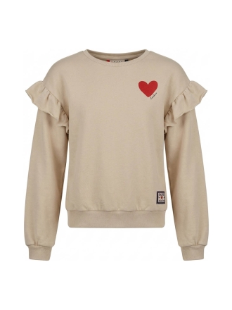 Looxs Little Trui Beige 608074
 Maat 128
 