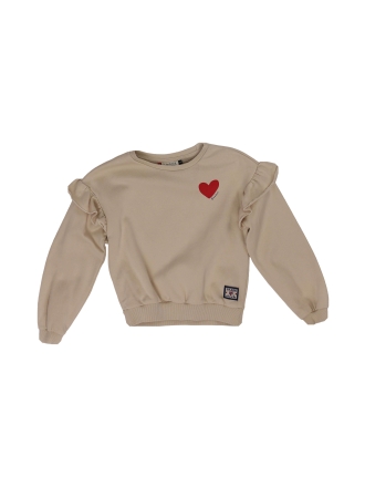 Looxs Little Trui Beige 608074
 Maat 128
 