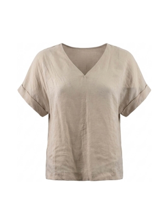 Opus T-shirt Wit 608226
 Maat 38
 