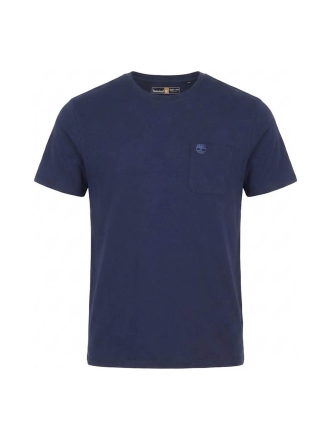 Timberland T-shirt Blauw 608313
 Maat XXL
 
