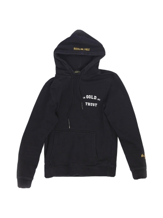 In Gold We Trust Hoodie Zwart 608329
 Maat XS
 