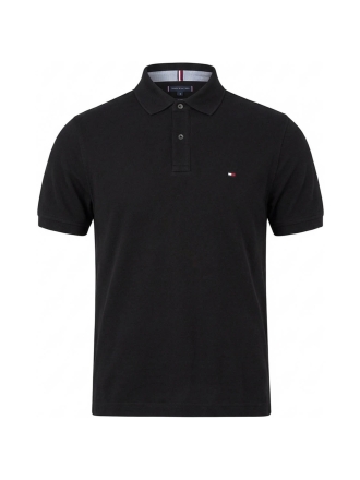 Tommy Hilfiger Polo Zwart 608389
 Maat XXL
 