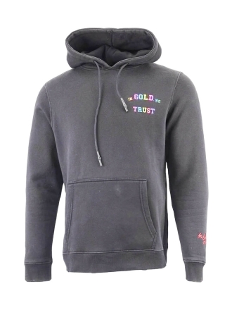 In Gold We Trust Hoodie Zwart 608420
 Maat L
 