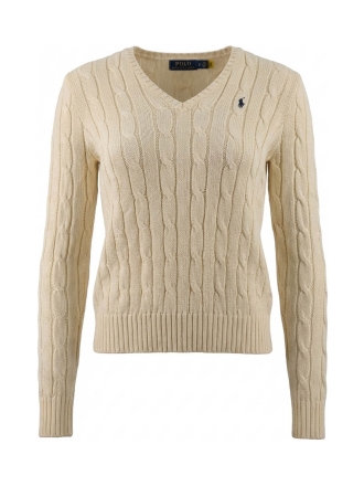 Polo Ralph Lauren Trui Beige 608443
 Maat M
 