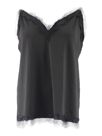 Norah Top Zwart 608669
 Maat 44
 