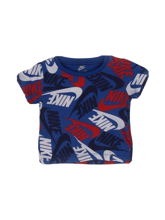 Nike T-shirt Blauw 608716
 Maat 18
 