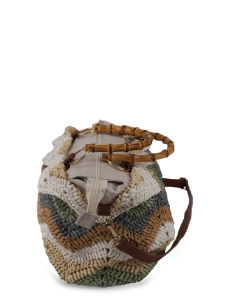 Carmela Schoudertas Bruin 608790
 Maat standaard
 