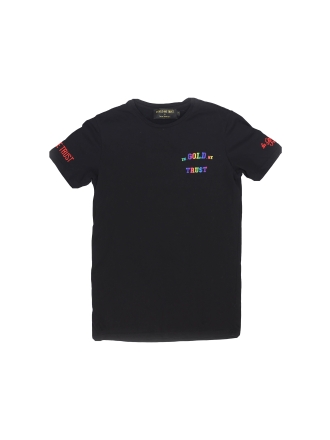 In Gold We Trust T-shirt Zwart 609115
 Maat S
 