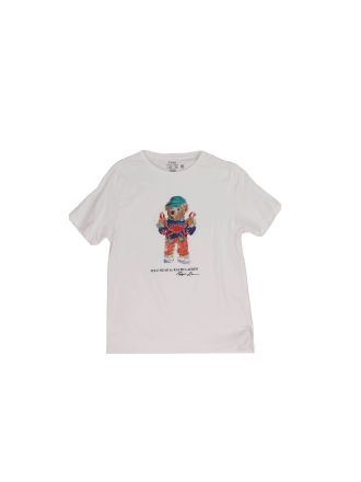 Polo Ralph Lauren T-shirt Wit 609131
 Maat 170
 