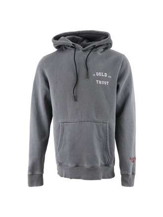 In Gold We Trust Hoodie Wit 609136
 Maat L
 