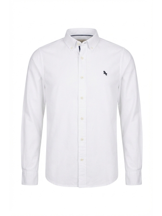 H&M Overhemd Wit 609198
 Maat 134
 