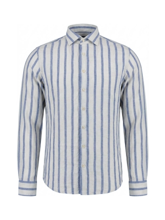 Profuomo Overhemd Blauw 609321
 Maat 40
 