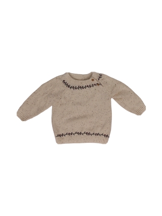 Lil' Atelier Trui Beige 609329
 Maat 74
 