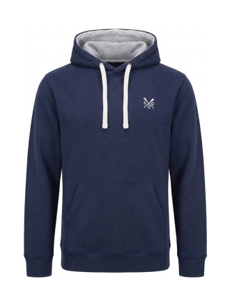 Crew Clothing Hoodie Blauw 609342
 Maat S
 