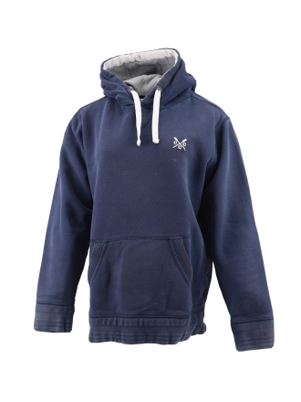 Crew Clothing Hoodie Blauw 609342
 Maat S
 