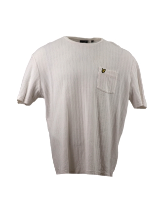 Lyle & scott T-shirt Wit 609387
 Maat M
 