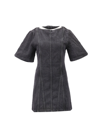 Laagam Jurk Grijs 609400
 Maat 38
 