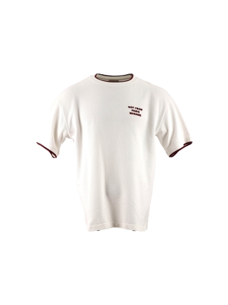 Drole De Monsieur T-shirt Wit 609541
Maat L