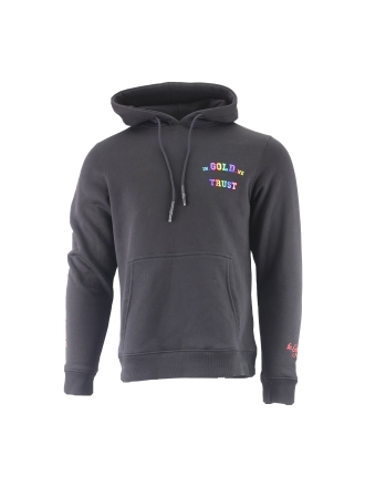 In Gold We Trust Hoodie Grijs 609564
 Maat M
 