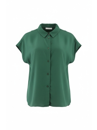 By Bar Blouse Groen 609765
 Maat M
 