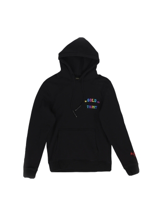 In Gold We Trust Hoodie Zwart 609777
Maat XS