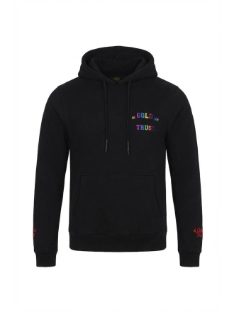 In Gold We Trust Hoodie Zwart 609780
Maat S