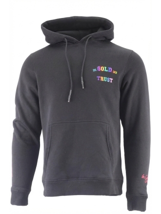 In Gold We Trust Hoodie Zwart 609781
Maat M