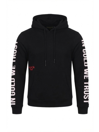 In Gold We Trust Hoodie Zwart 609796
Maat S