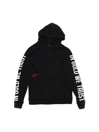 In Gold We Trust Hoodie Zwart 609796
Maat S