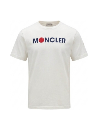 Moncler T-shirt Wit 609870
 Maat L
 