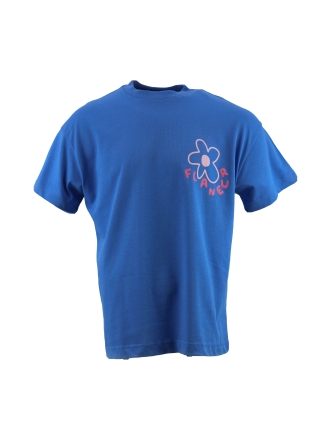 Flaneur T-shirt Blauw 610029
 Maat S
 