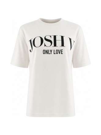 Josh V T-shirt Wit 610363
 Maat L
 