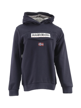 Napapijri Hoodie Zwart 610462
 Maat 164
 