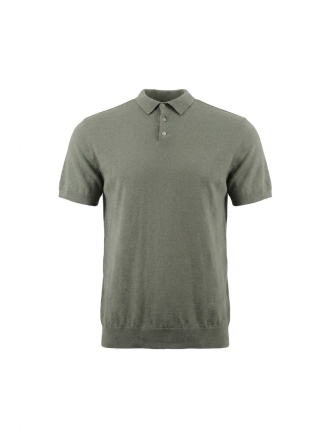 Knitted Polo Groen 610522
 Maat XL
 