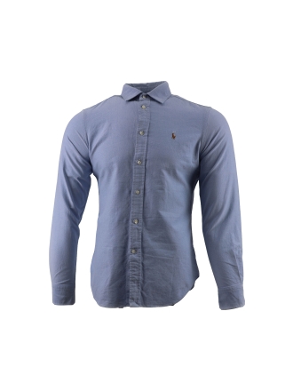 Polo Ralph Lauren Overhemd Blauw 610558
 Maat 122
 