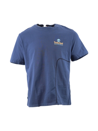 Timberland T-shirt Blauw 610595
 Maat M
 