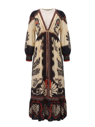 Farm Rio Jurk Beige 610720
 Maat S
 