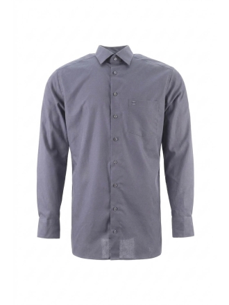 Olymp Overhemd Zwart 610846
 Maat 42
 