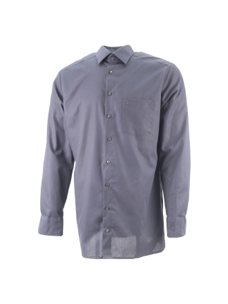 Olymp Overhemd Zwart 610846
 Maat 42
 