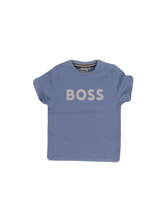 Boss T-shirt Blauw 610856
 Maat 86
 