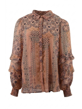 Phase Eight Blouse Beige 610899
 Maat M
 