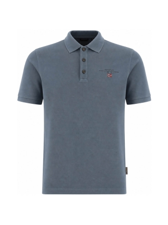 Napapijri Polo lichtblauw 611420
 Maat M
 