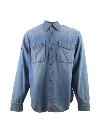 Napapijri Overhemd Blauw 611488
 Maat L
 