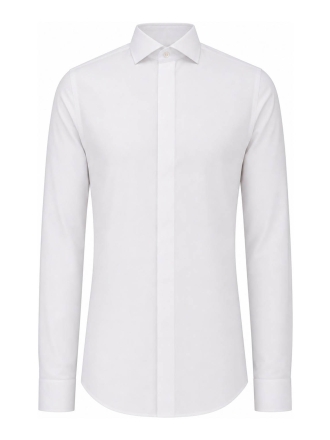 Profuomo Overhemd Wit 611531
 Maat 39
 