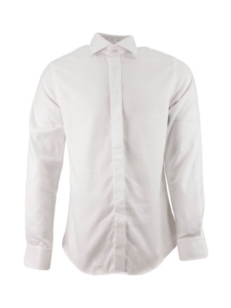 Profuomo Overhemd Wit 611531
 Maat 39
 