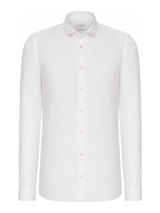 Profuomo Overhemd Wit 611543
 Maat 37
 