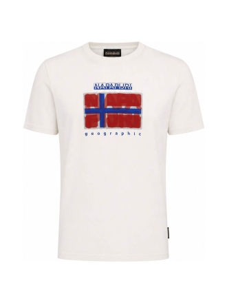 Napapijri T-shirt Wit 611689
 Maat 140
 