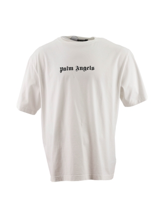 Palm Angels T-shirt Wit 611817
 Maat XL
 